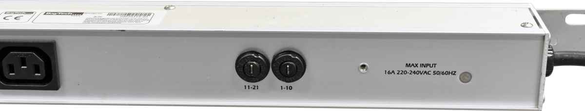 BayTech RPC28A-16NC Rack PDU Metered Single-Phase Null HE 16A 220-240V 21x C13 BayTech RPC28A-16NC Rack PDU Metered Single-Phase Null HE 16A 220-240V 21x C13