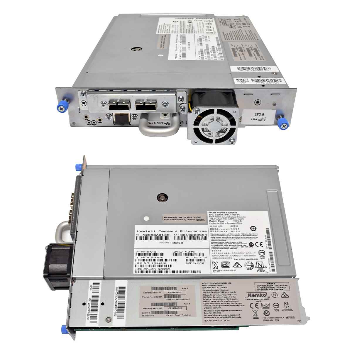 HP StoreEver MSL 30750 LTO-8 Ultrium Tape Drive Q6Q68A 882185-001 2x SAS 6G HP StoreEver MSL 30750 LTO-8 Ultrium Tape Drive Q6Q68A 882185-001 2x SAS 6G