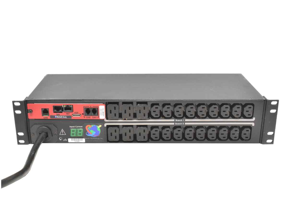 Server Technology PDU Smart Cabinet Distribution Unit 24x Output (18x C13 / 6x C19) Rack Ears CS-24HEK4B3H2