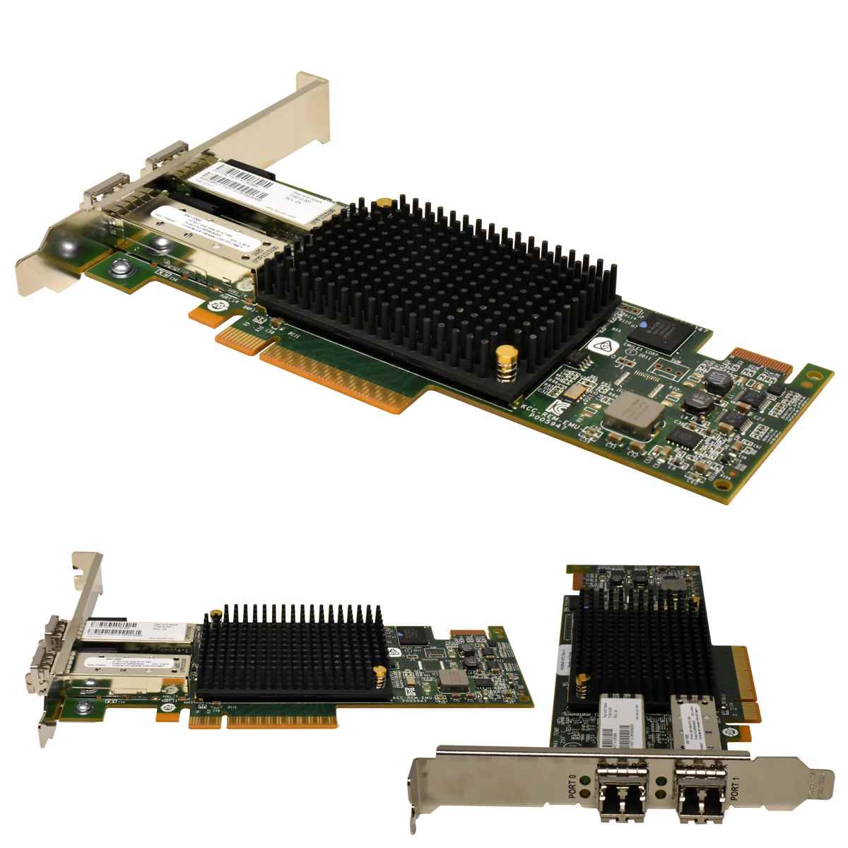 HP SN1100E Dual-Port 16Gb FC SFP+ PCIe x8 Netzwerkkarte + 2x SFP 16Gb C8R39A 719212-001 FP HP SN1100E Dual-Port 16Gb FC SFP+ PCIe x8 Netzwerkkarte + 2x SFP 16Gb C8R39A 719212-001 FP