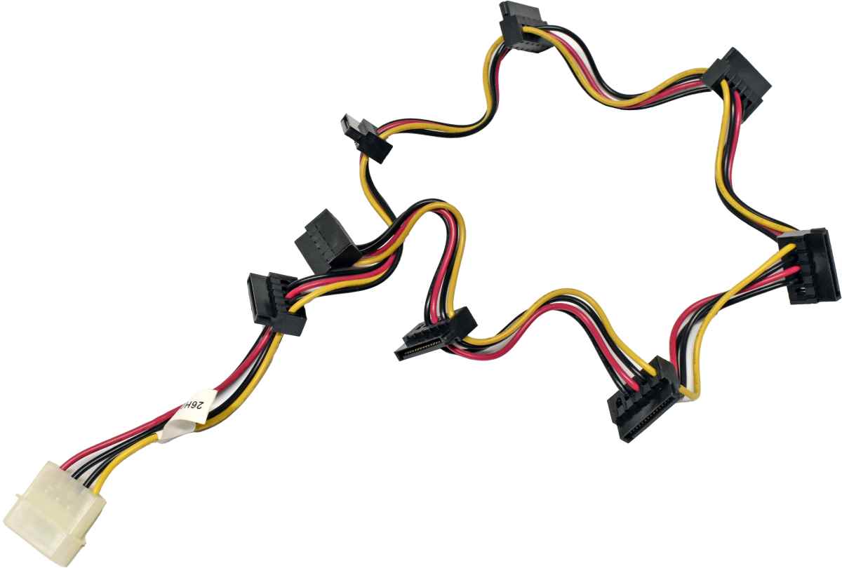 ZT System SATA Kabel Intern 8-Ports + Strom Stecker 26H06319004A0 700mm