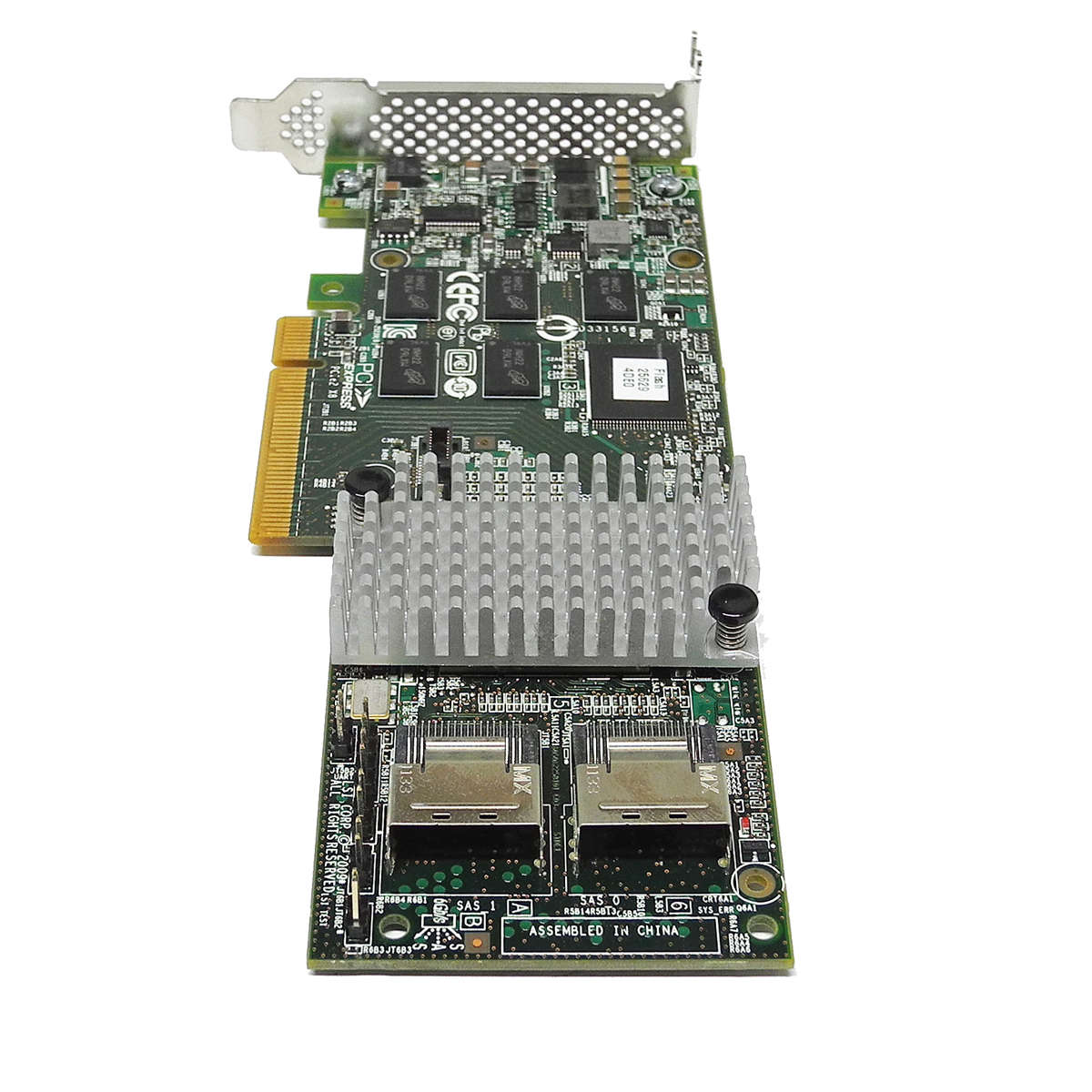 LSI-MR-SAS-9261-8i-8-Port-6-Gb-s-PCIe-x8-RAID-Cont-004.jpg LSI MR SAS 9261-8i 8-Port 6 Gb/s PCIe x8 RAID Controller L3-25239-15A LP