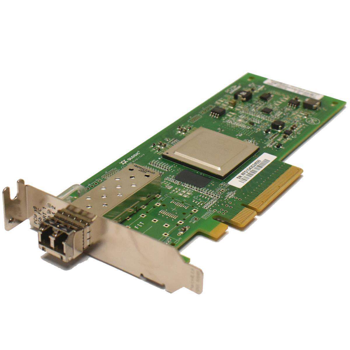 Dell-FC-Single-Port-8Gb-PCIe-x8-Network-Adapter-0W-001.jpg QLogic IBM QLE2560-IBMX FC Single-Port 8Gb PCIe x8 Network Adapter FRU 42D0507 LP