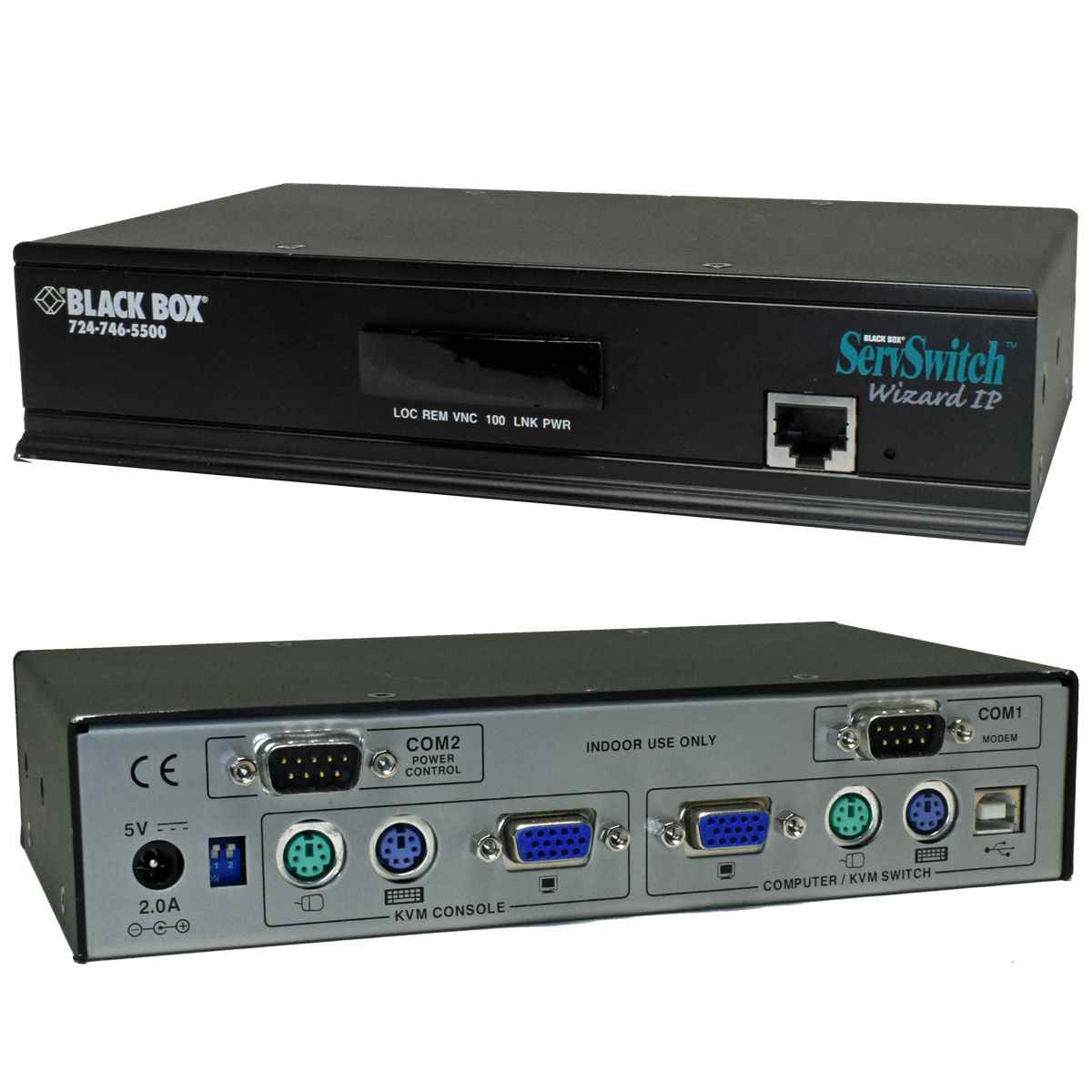 Black Box Serv Switch ACR2004A Wizard IP Remote Manager without 5V Power Supply Black Box Serv Switch ACR2004A Wizard IP Remote Manager without 5V Power Supply