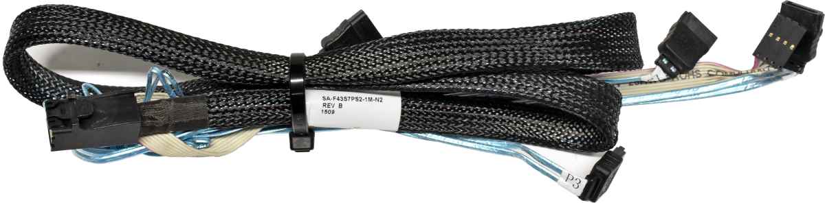 Supermicro 1m SA-F43S7PS-1M-N2 12G MiniSAS HD - 4 x SATA