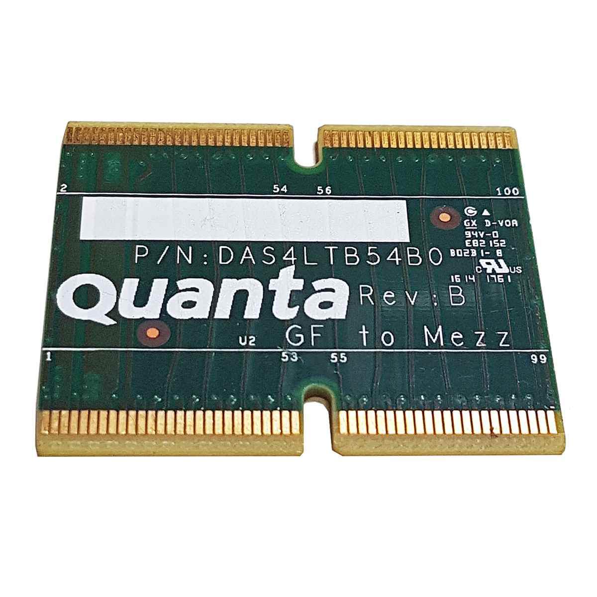 Quanta DAS4LTB54B0 GF to LAN I/O Board für Lenovo ThinkServer RQ940 Quanta DAS4LTB54B0 GF to LAN I/O Board für Lenovo ThinkServer RQ940