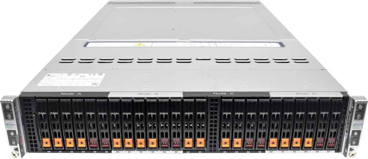 Supermicro CSE-217B Server 4xNode X11-DPT-B 8xSilver 4216 512GB PC4 4x480 GB SSD 24x2,5 Rail Kit Supermicro CSE-217B Server 4xNode X11-DPT-B 8xSilver 4216 512GB PC4 4x480 GB SSD 24x2,5 Rail Kit