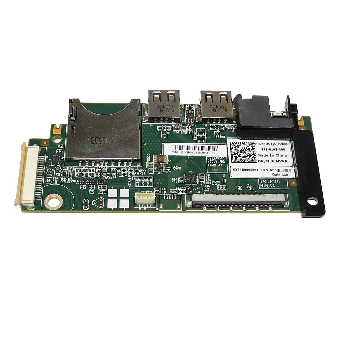DELL 0CMVRK I/O Front Control Board für PowerEdge R630 + MB/VGA Kabel DELL 0CMVRK I/O Front Control Board für PowerEdge R630 + MB/VGA Kabel