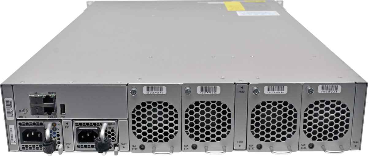 Cisco Nexus N5K-C5596UP 68-3884-03 48-Port 10GE SFP+ Switch 3x 16-Port 10GE Expansion Modul N55-M16UP +40 10G Mini GBICs Cisco Nexus N5K-C5596UP 68-3884-04 48-Port 10GE/FC Switch 2x16-Port Expansion Modul N55-M16UP Rack Ears