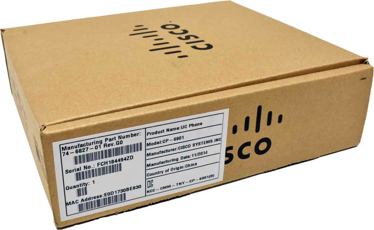 Cisco IP Phone CP-6901-C-K9 74-6827-01 NEW