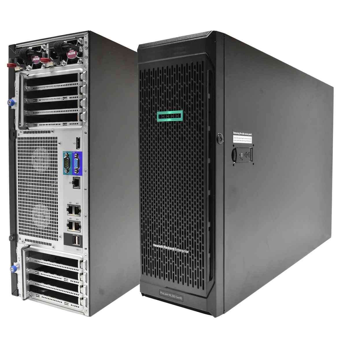 HP ProLiant ML350 G10 Tower Server 2x Gold 6126 CPU 256GB RAM P408i-a SR 8x SFF HP ProLiant ML350 G10 Tower Server 2x Gold 6126 CPU 256GB RAM P408i-a SR 8x SFF