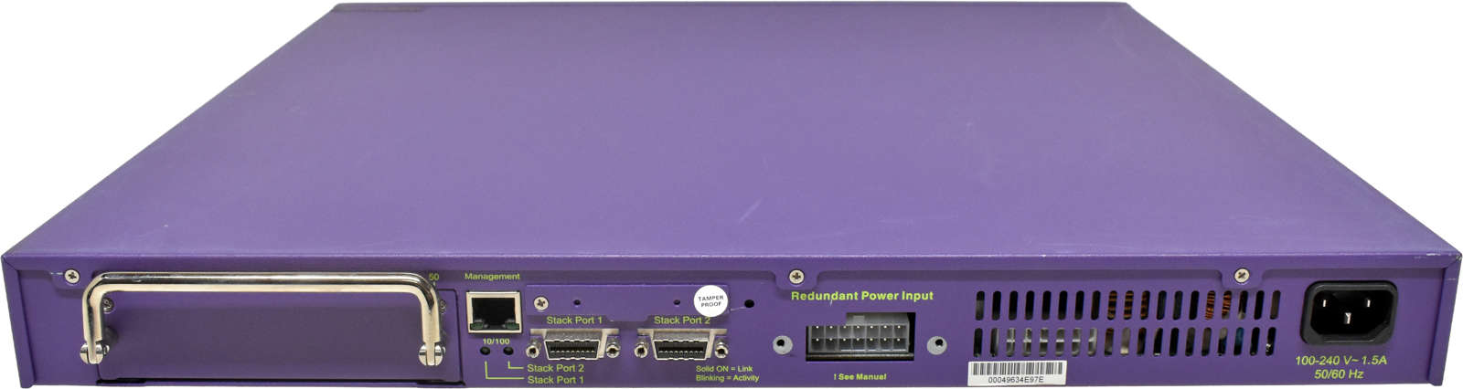 Extreme-Summit-X450a-48t-16157-48-Port-RJ-45-GE-Sw-002.jpg Extreme Summit X450a-48t 16157 48-Port RJ-45 GE Switch 4x 1G SFP