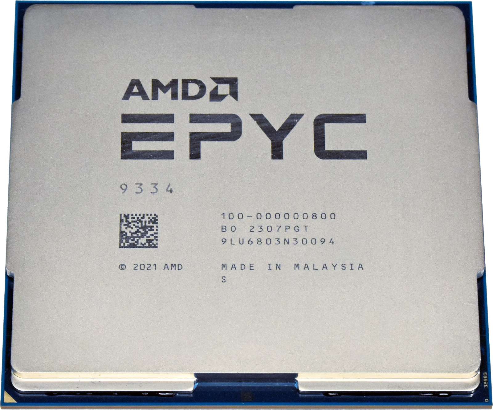 AMD EPYC 9334 Processor 32-Core 2.70GHz 128MB SP5 100-000000800