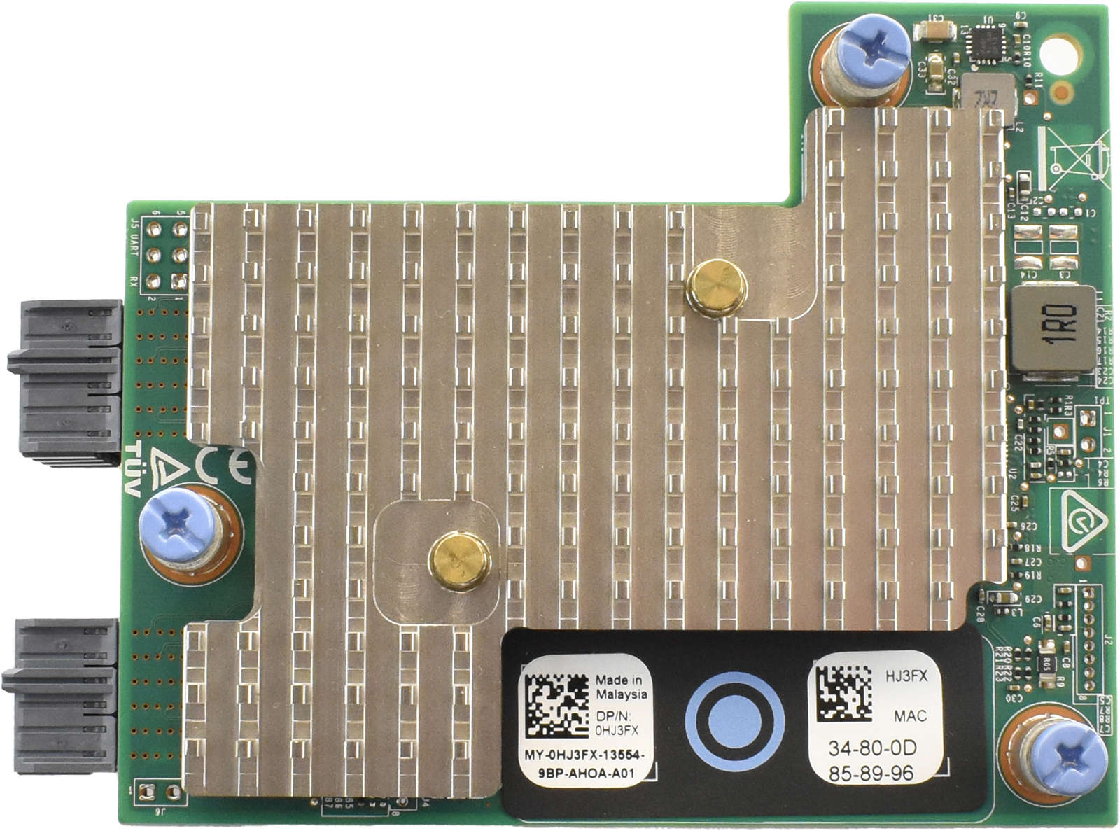 Dell-Qlogic-QL41232-HMKR-Dual-Port-Mezzanine-Card-002.jpg Dell Qlogic QL41232 HMKR Dual-Port Mezzanine Card 25GbE SFP28 0HJ3FX