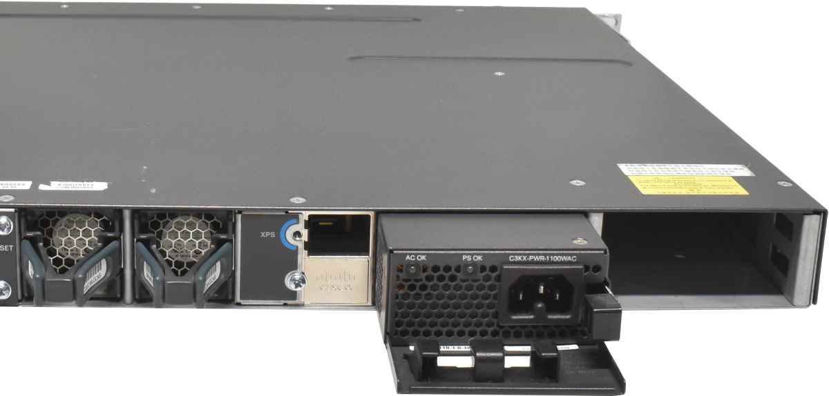 Cisco WS-C3560X-48T-S 48-Port RJ-45 GE Switch 1x PSU + C3KX-NM-1G Rack Ears