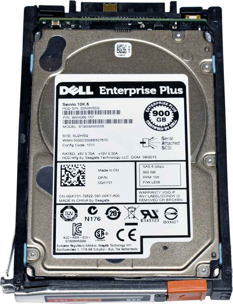 Dell Seagate 900GB ST900MM0006 0GKY31 9WH066-157 6G 2.5" 10K SAS HDD