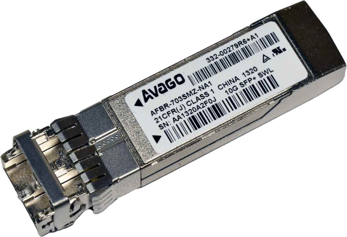 AVAGO NetApp AFBR-703SMZ-NA 10Gb FC SFP+ SW 850 nm Transceiver 332-00279R6+A