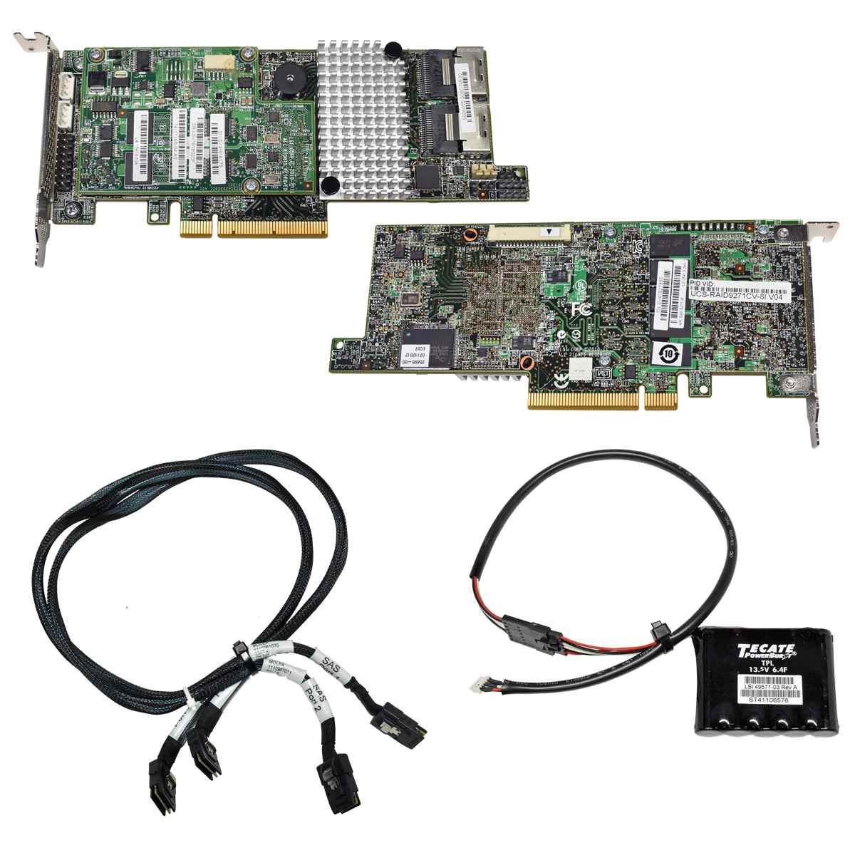 Cisco UCS-RAID9271CV-8I V04 L3-25413-28A SAS 9271-8I LP + Cache Modul + SAS Kabel + BBU Cisco UCS-RAID9271CV-8I V04 L3-25413-28A SAS 9271-8I LP + Cache Modul + SAS Kabel + BBU
