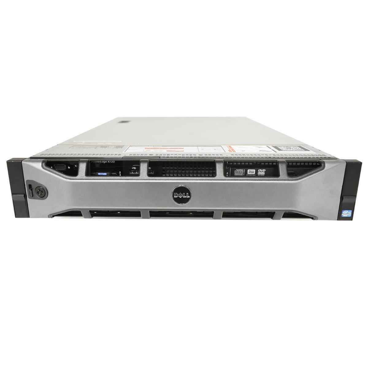 Dell PowerEdge R720 Rack Server 2U ohne CPU ohne RAM 2x Kühler 16x 2.5 Bay H710 mini Dell PowerEdge R720 Rack Server 2U 2x E5-2680 V2 2,8GHZ CPU 32GB RAM 16x2.5 Bay