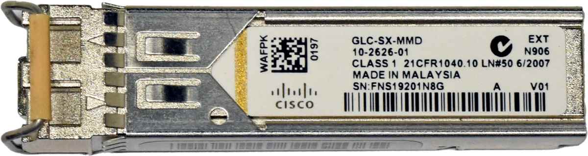 Cisco GLC-SX-MMD SW 850 nm 1Gbit Transceiver  10-2626-01 WOTRB9VBAA
