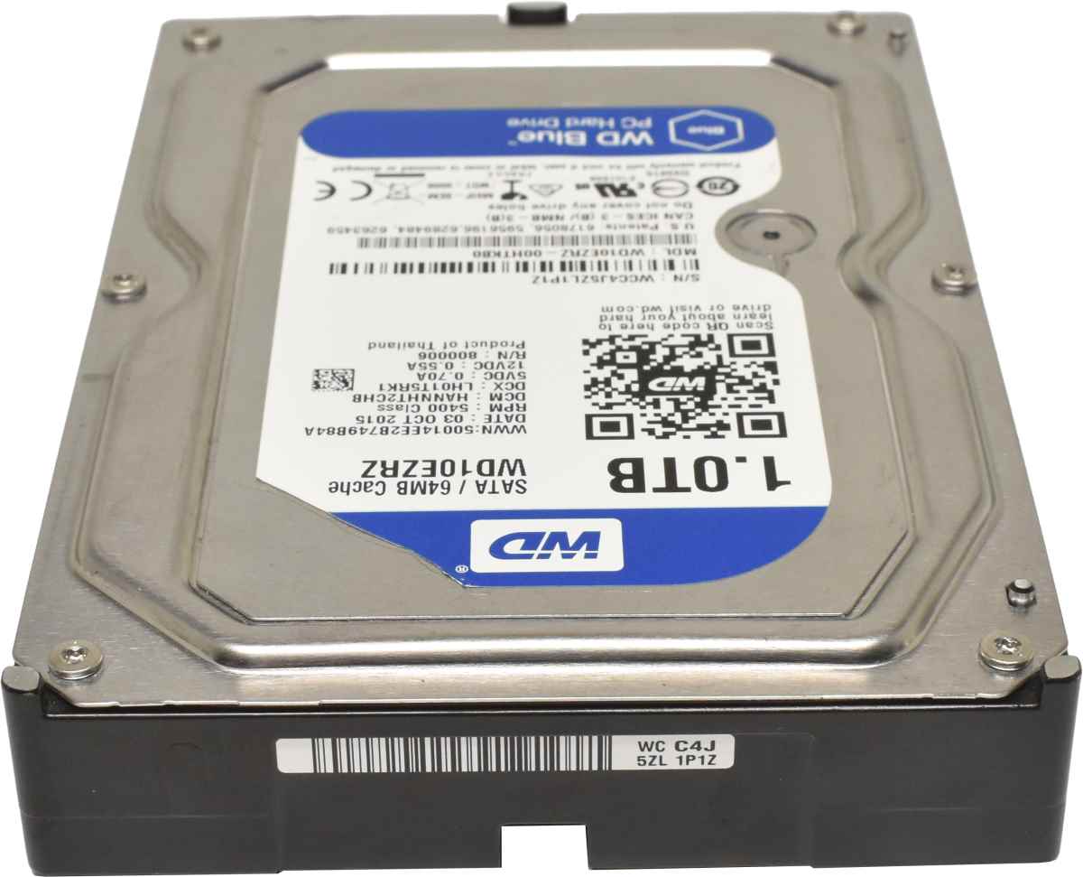 WD 1TB 3.5" 5.4K 6G SATA HDD Festplatte WD10EZRZ-00HTKB0