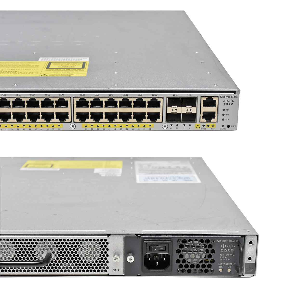 Cisco Catalyst WS-C4948E 68-4103-03 48-Port GE Switch 4x 10G SFP+ Cisco Catalyst WS-C4948E 68-4103-03 48-Port GE Switch 4x 10G SFP+ 2x Mini GBICs