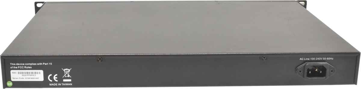 DrayTek VigorSwitch P2261 24-Ports GE RJ-45 6-Ports GE SFP Rack Ears DrayTek VigorSwitch P2261 24-Ports GE RJ-45 6-Ports GE SFP Rack Ears