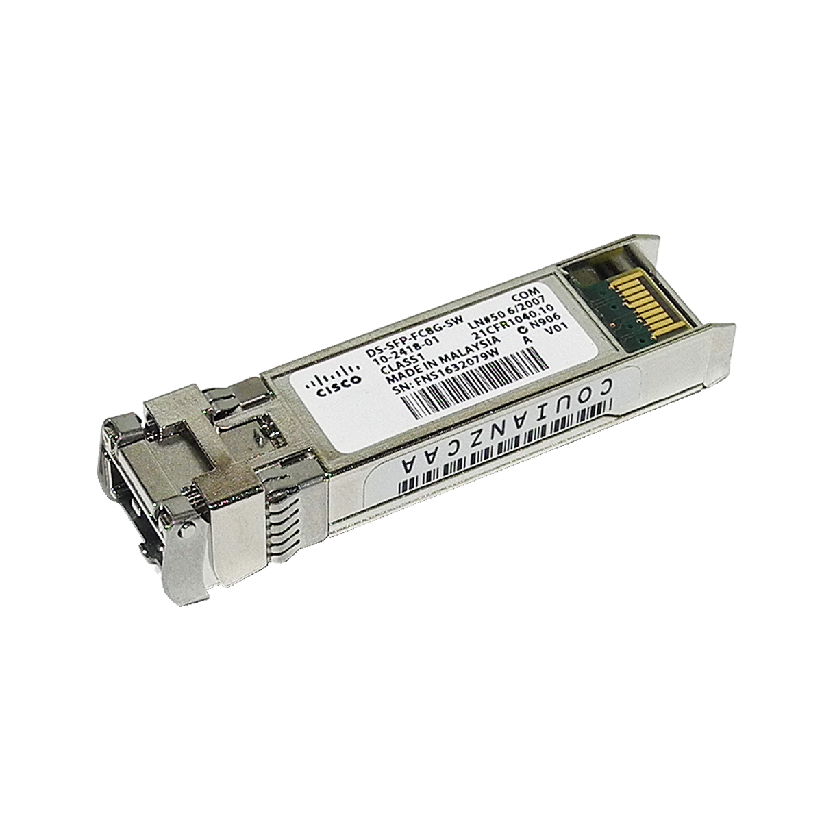 Original Cisco DS-SFP-FC8G-SW SFP+ 1000Base-SX 8GB Transceiver 10-2418-01 10-2418-02 Original Cisco DS-SFP-FC8G-SW SFP+ 1000Base-SX 8GB Transceiver 10-2418-01 10-2418-02
