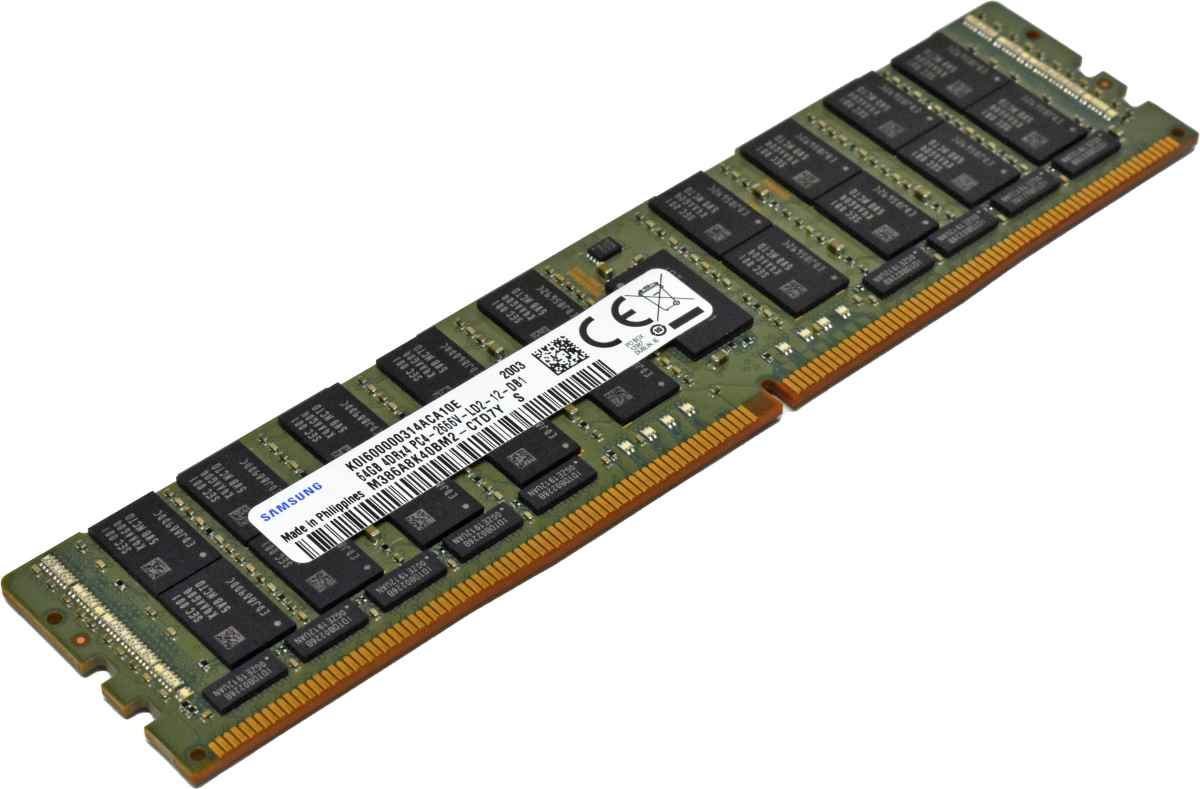 Samsung 64GB 4DRx4 PC4-2666V-LD2 M386A8K40BM2-CTD LRDIMM RAM SERVER Samsung 64GB 4DRx4 PC4-2666V-LD2 M386A8K40BM2-CTD LRDIMM RAM SERVER