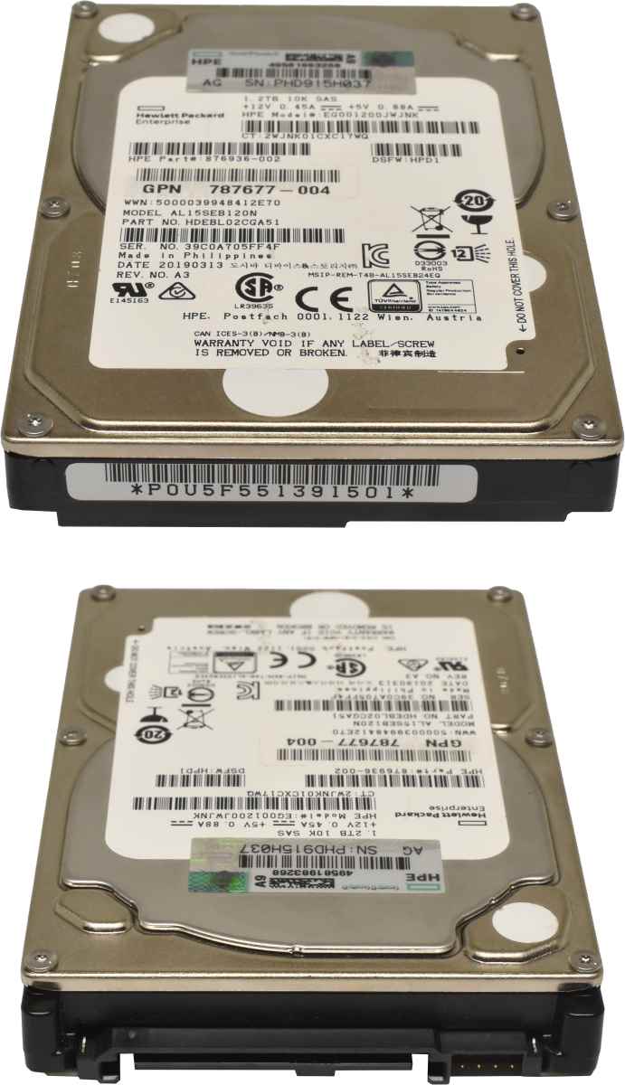 HP 1.2TB 2.5" 12G 10K SAS HDD Festplatte EG001200JWJNK 876936-002