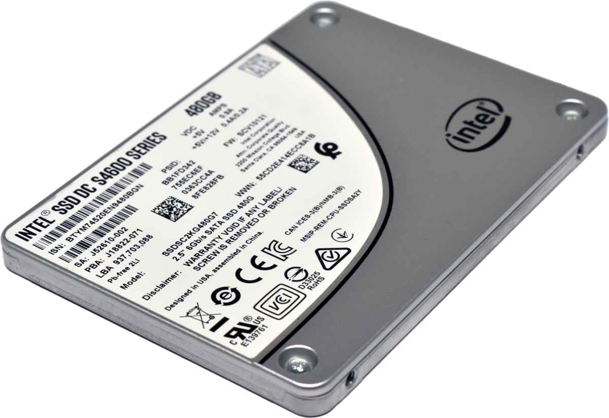 Intel DC-S4600 Series 480GB SSDSC2KG480G7 2,5" 7mm 6G SATA SSD