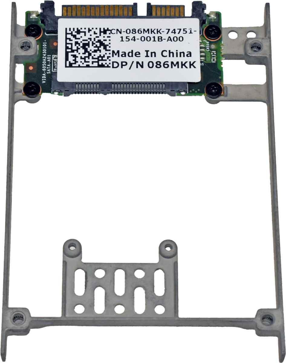 Dell 086MKK MSATA To SATA 2.5-Inch SSD Converter Adapter For E6540 / E6430 / E6220