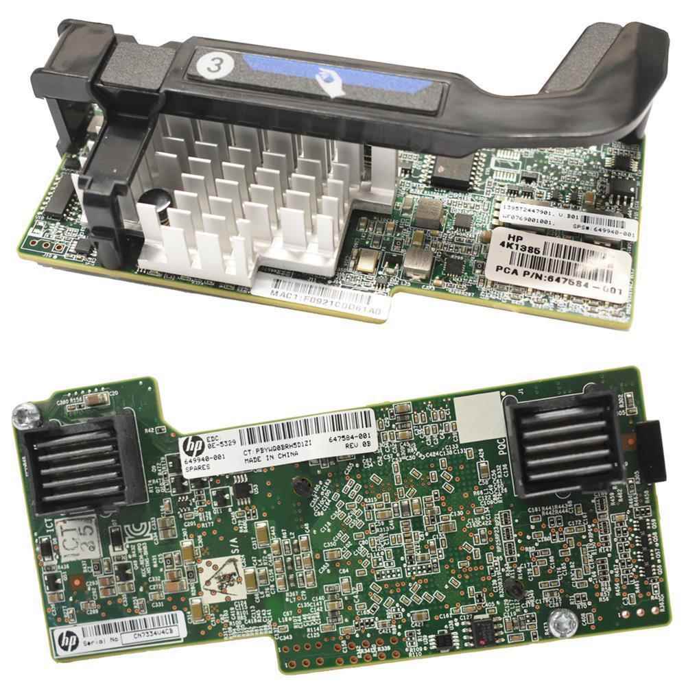 HP 657132-001 656590-B21 Netzwerkadapter 530FLB 10 GbE 2-Port FlexibleLOM HP PN: 647584-001 SP: 649940-001 Netzwerkadapter 554FLB 10GbE 2-Port FlexibleLOM