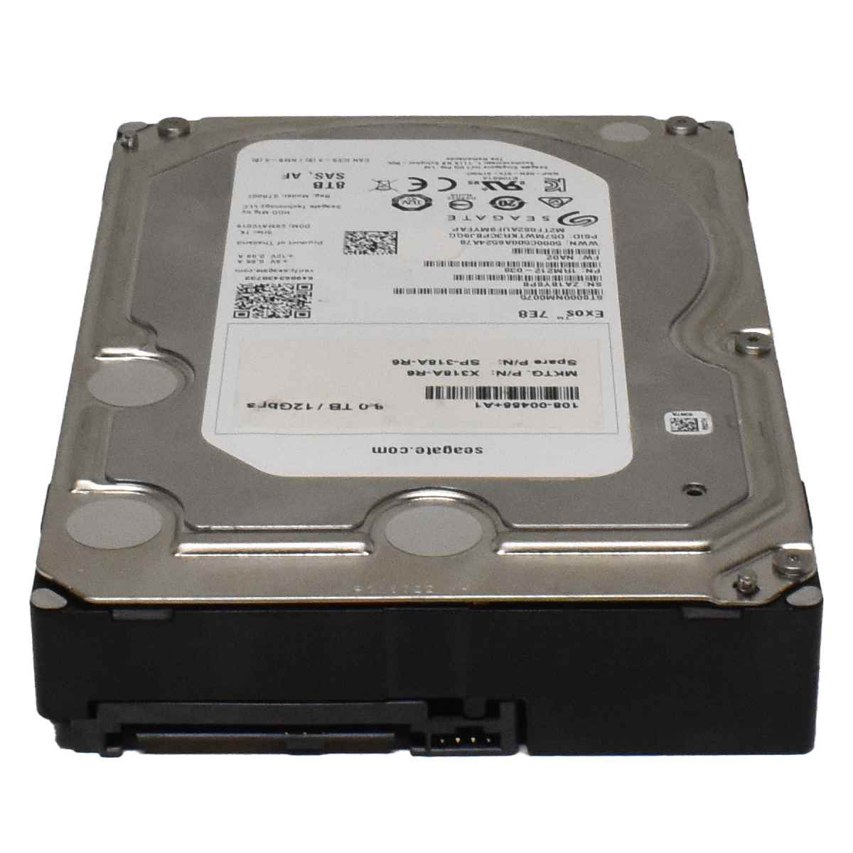 Seagate NetApp Exos 7E8 8TB 3,5 Zoll 7.2K 12G SAS AF HDD ST8000NM0075 X318A-R6 Seagate NetApp Exos 7E8 8TB 3,5 Zoll 7.2K 12G SAS AF HDD ST8000NM0075 X318A-R6