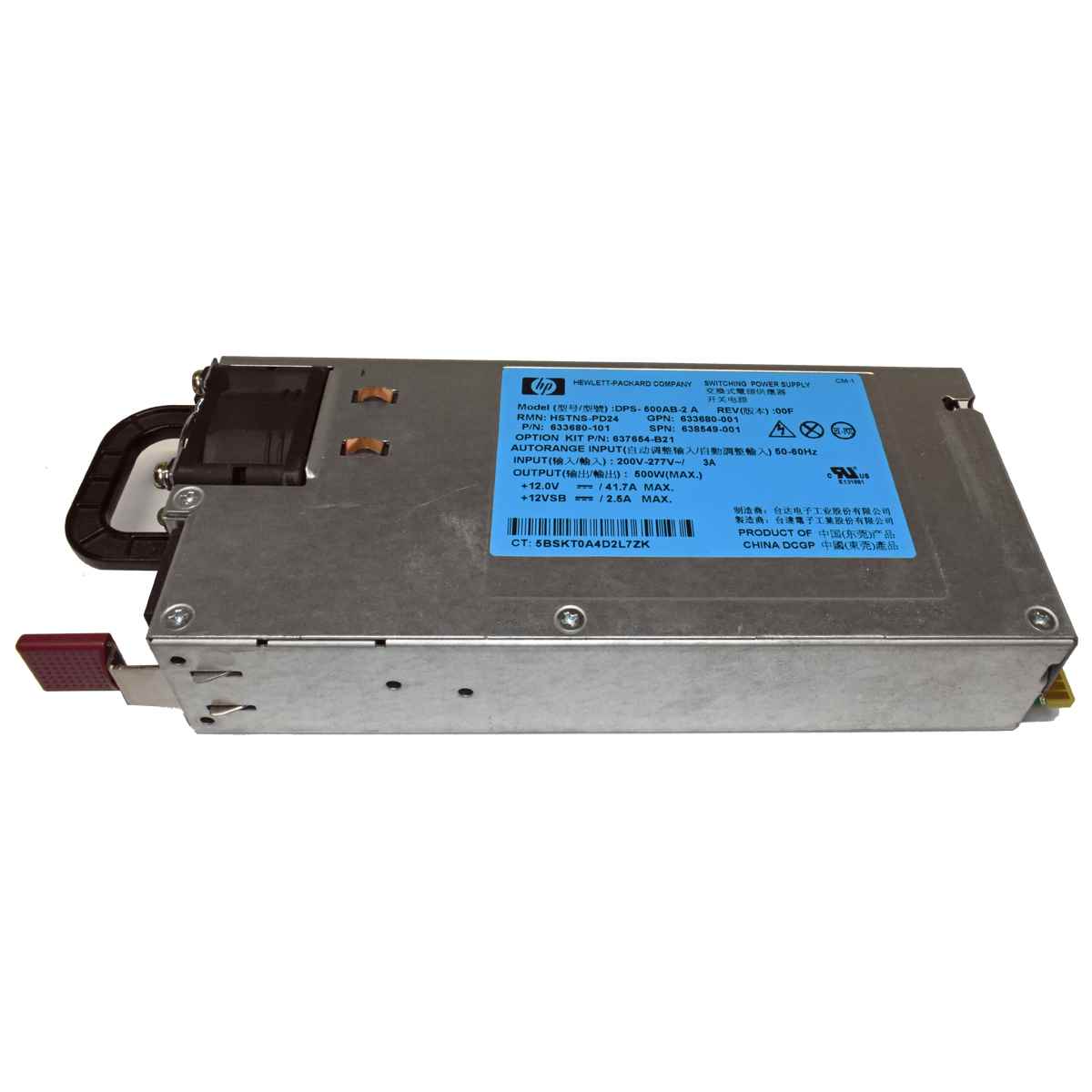 HP HSTNS-PD24 500W Netzteil / Power Supply 633680-101 633380-001 HP HSTNS-PD24 500W Netzteil / Power Supply 633680-101 633380-001
