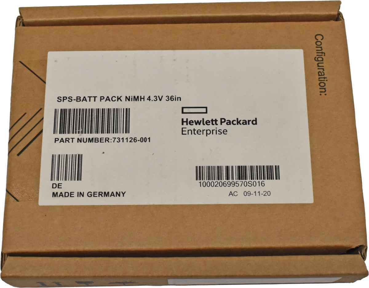 HP 3.6V Ni-MH 150mAh BBU für Smart Array P430 P431 P830 730865-001 731126-001 NEU HP 3.6V Ni-MH 150mAh BBU für Smart Array P430 P431 P830 730865-001 731126-001 NEU