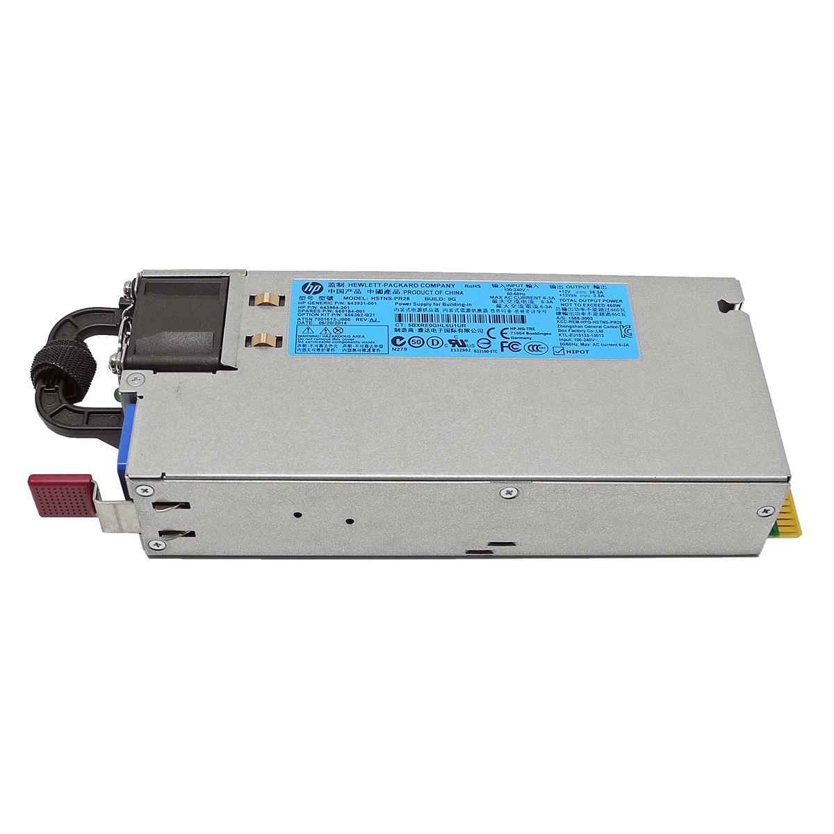 HP Power Supply/Netzteil HSTNS-PR28 460W für ProLiant DL360/380 G8 660184-001 HP Power Supply/Netzteil HSTNS-PR28 460W für ProLiant DL360/380 G8 660184-001