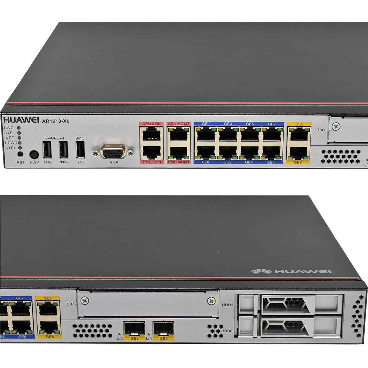 Huawei AR1610-X6 10-Port RJ-45 GE Net Engine Access Router 2x WAN RJ-45/SFP