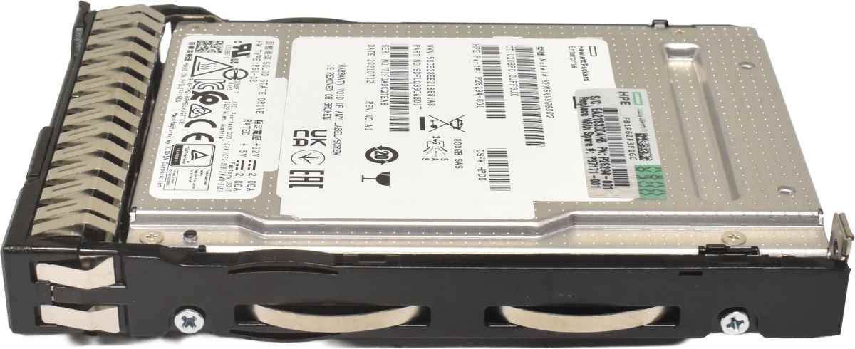 HP 800GB KPM6XVUG800G 2.5" 24G SAS SSD P37171-001 P26294-001 Gen10 & Gen10 Plus