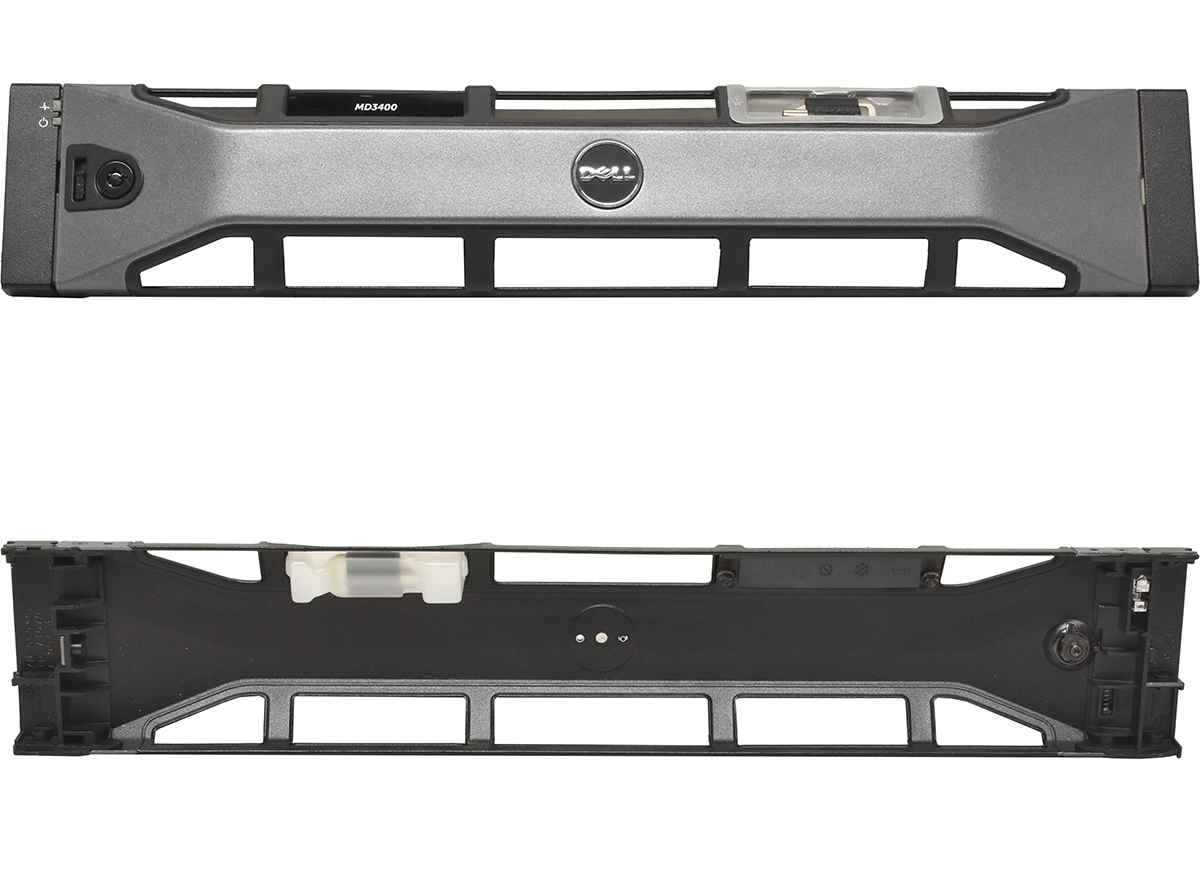 Dell 2U Frontblende Front Bezel 09G9WH 0HJN3H für PowerVault MD3400 + Key