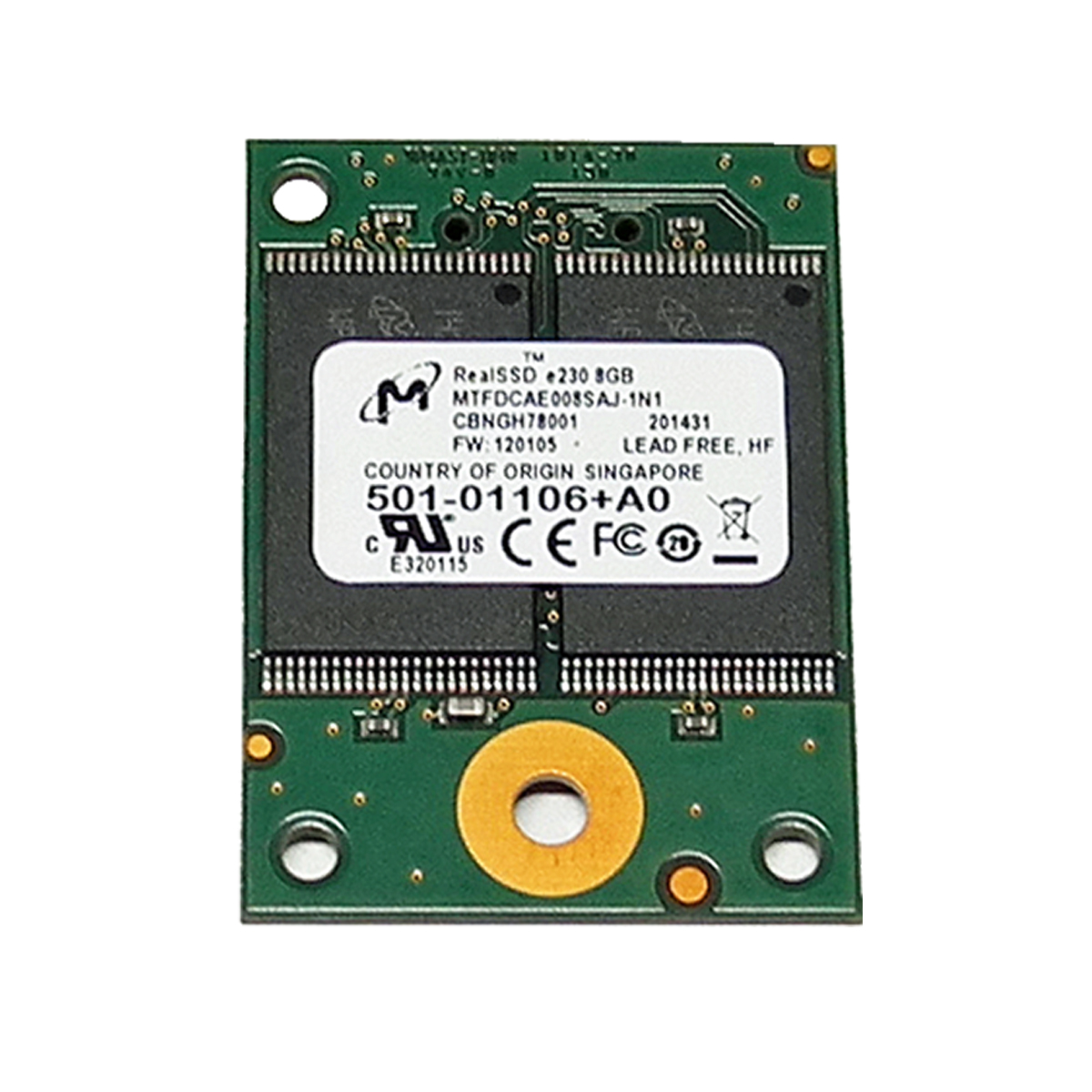 NetApp 501-01106+A0/+B0 RealSSD e230 8GB BootMedia Flash Module for FAS8040 8060 NetApp 501-01106+A0/+B0 RealSSD e230 8GB BootMedia Flash Module for FAS8040 8060