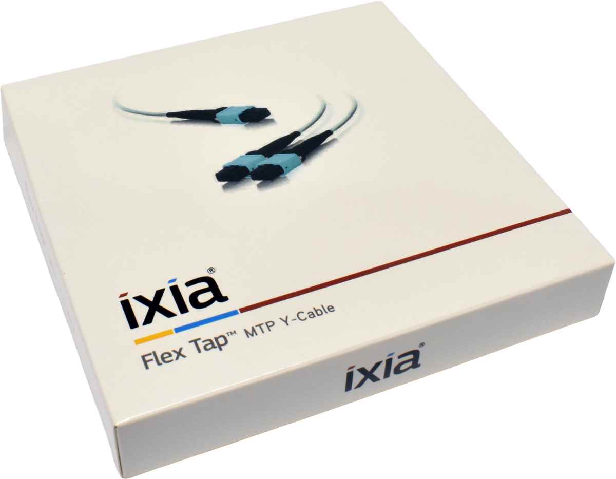 Ixia Flex Tap MTP Y-Cable 490-0693-001 OM3 nm850/1300 Aqua NEW NEU