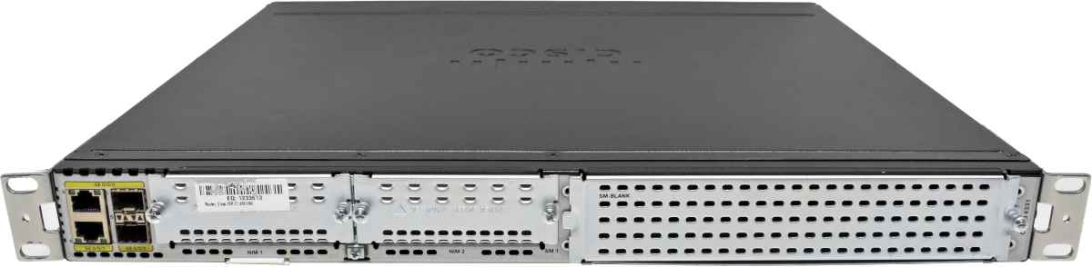 Cisco 4300 Series ISR4331/K9 GE Integrated Services Router +Rack Ears no Front Bezel