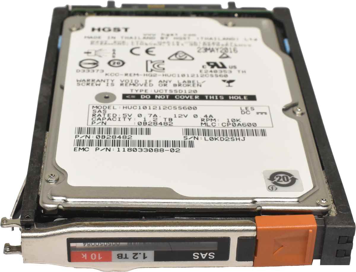 HGST 1.2TB 2.5" 10K 6G SAS HDD Festplatte HUC101212CSS600 0B28482 Server Storage