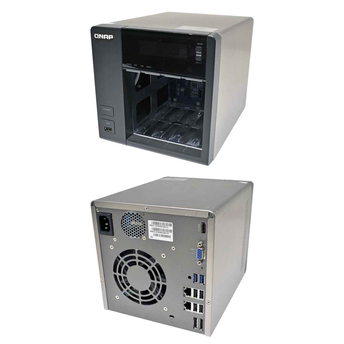 QNAP 4-Bay NAS Server TS-469 Pro Intel Atom 2,13 GHz 1GB RAM