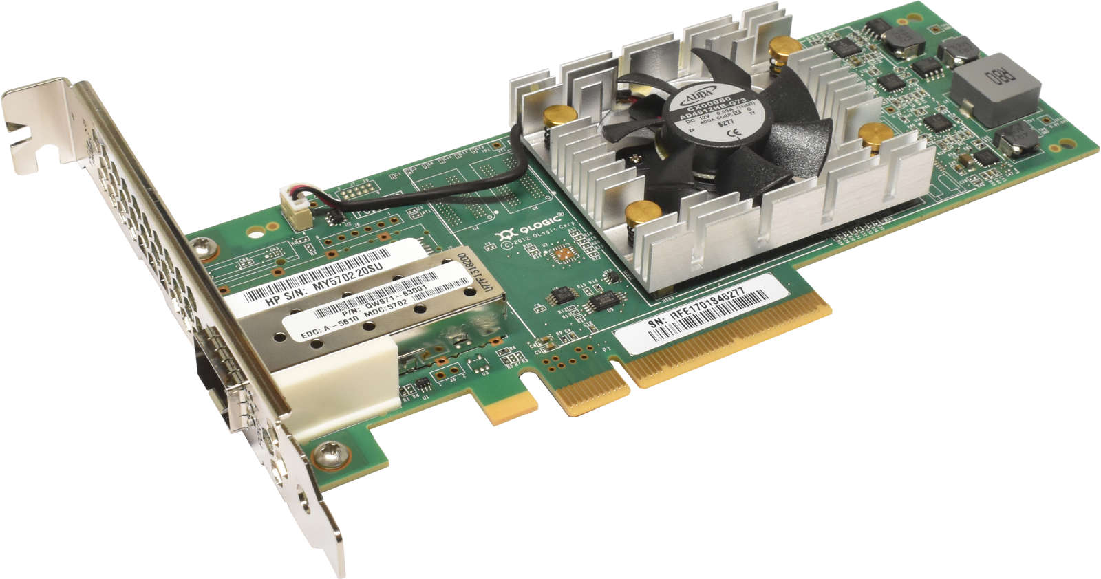 HP-Qlogic-QLE2660-HP-Single-Port-FC-16Gb-PCle-x8-N-001.jpg HP Qlogic QLE2660-HP Single-Port FC 16Gb PCle x8 Network Adapter FP 699764-001