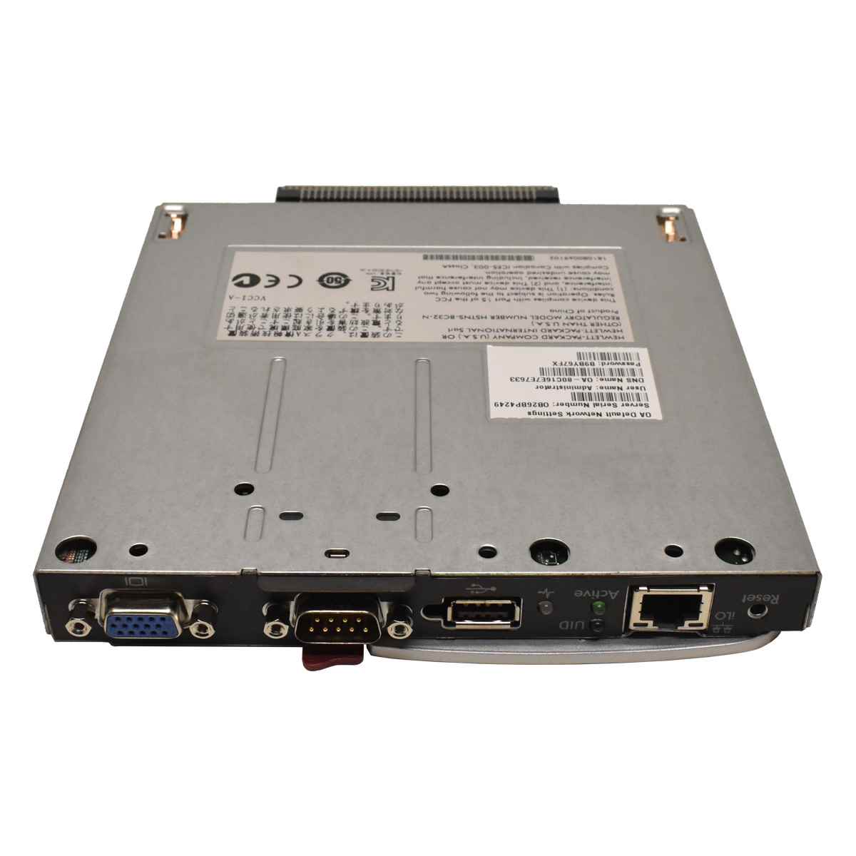 HP 459526-001 Onboard Administrator Modul mit KVM option SP# 503826-001 für C7000 HP 459526-001 Onboard Administrator Modul mit KVM option SP# 503826-001 für C7000