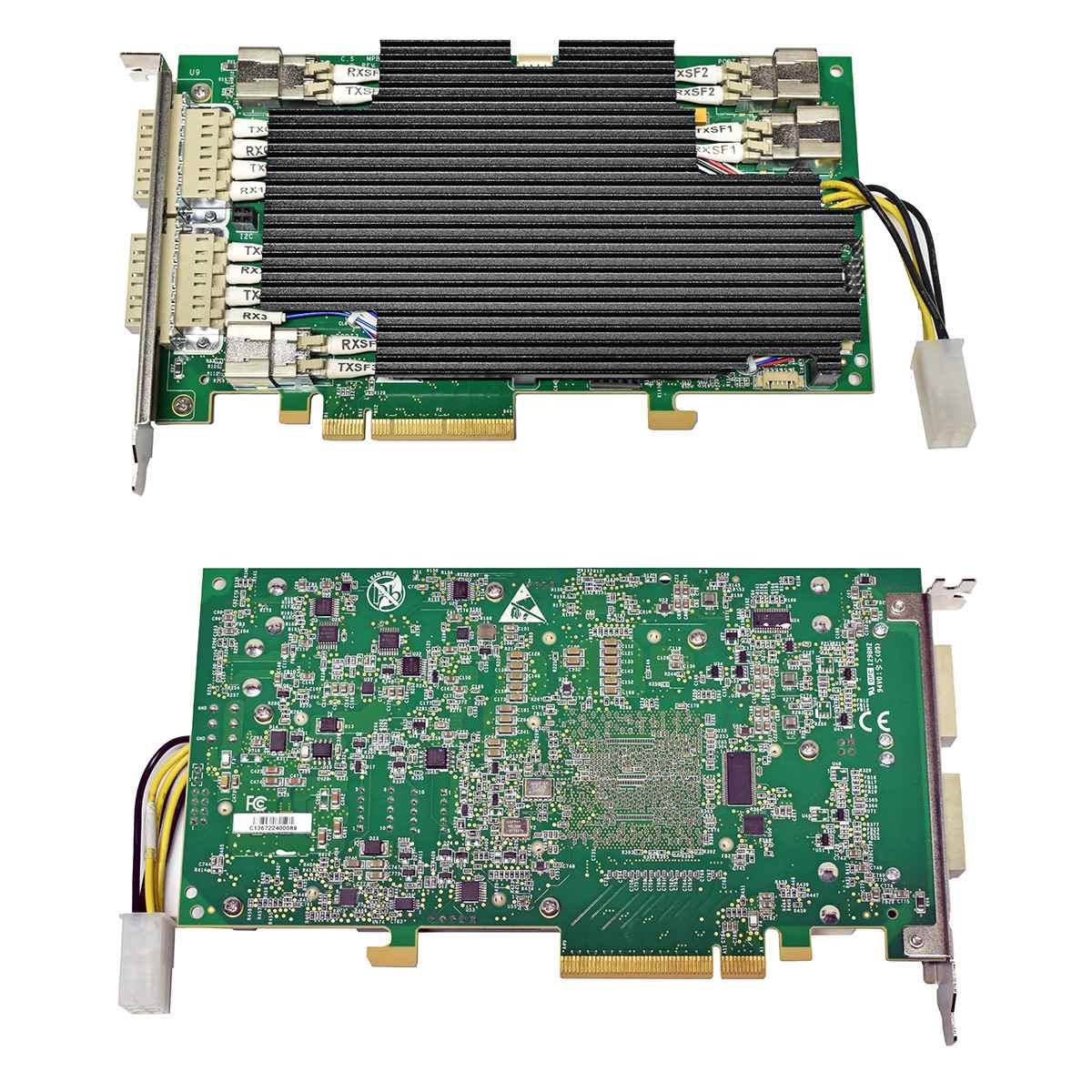 Riverbed Quad-Port NIC-1-010G-4SR-BP 410-00191-01 SR Fibre 10G PCIe x8