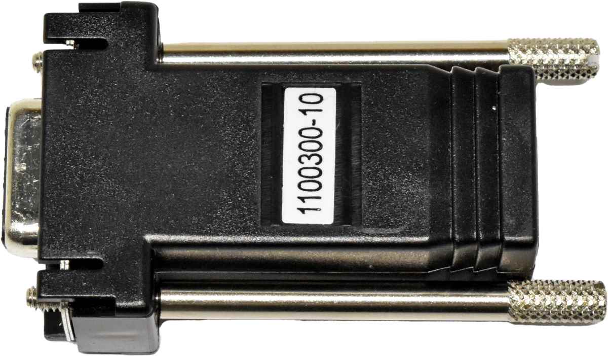 Perle IOLAN SCSC DBA0020C 04007040 1100300-10 Crossover Adapter with SUN/Cisco pinout DB-9F - RJ-45