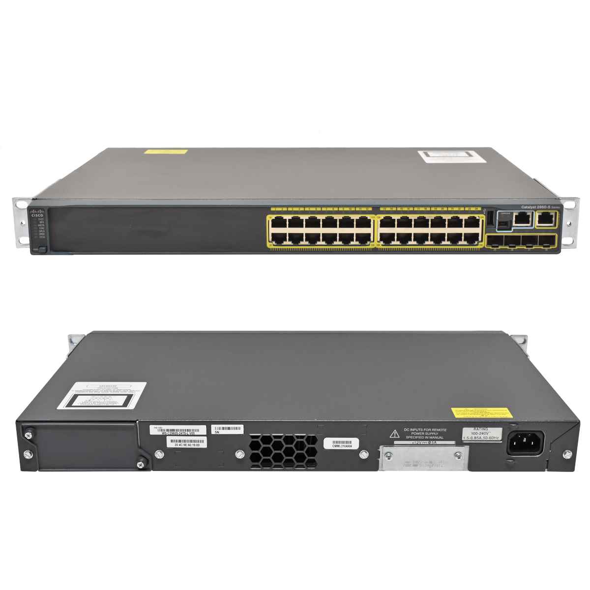 Cisco Catalyst WS-C2960S-24TS-L 24-Port Gigabit Ethernet Switch + 4 x SFP Cisco Catalyst WS-C2960S-24TS-L 24-Port Gigabit Ethernet Switch + 4 x SFP